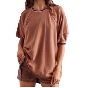 NWOT WE THE FREE It's Official Pullover in‎ Withered Rose Combo Women's Size S